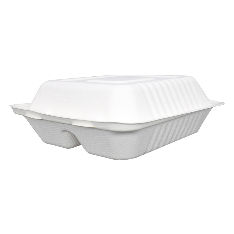 8 Inch Container with 2 Compartments