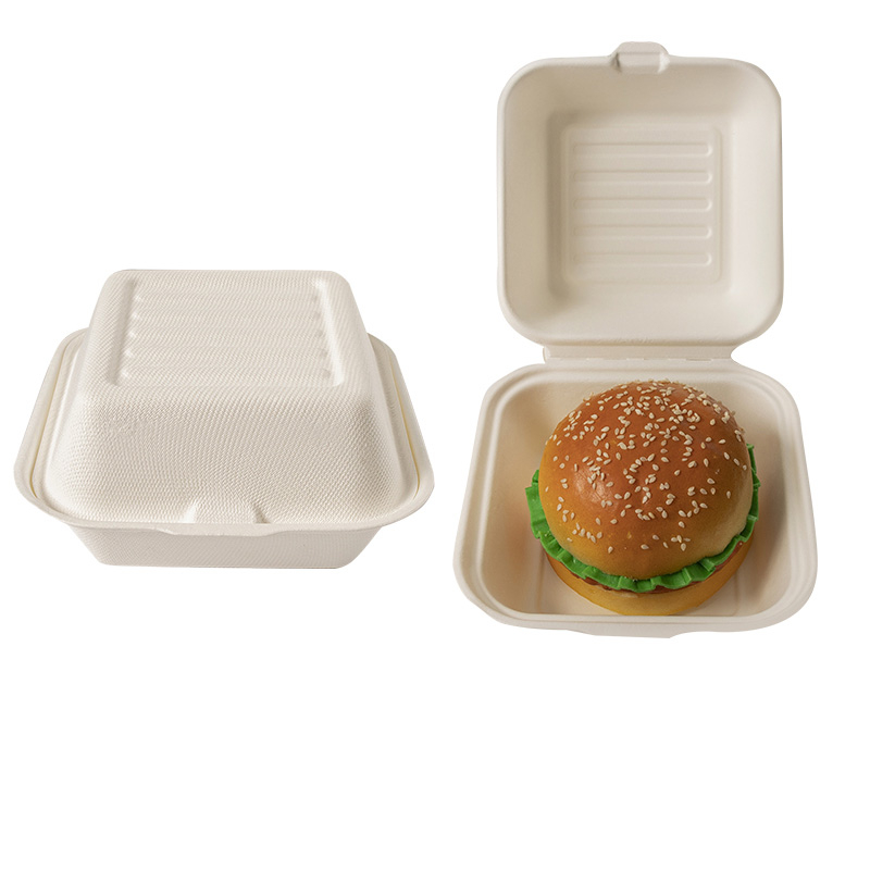 Bagasse Burger Box